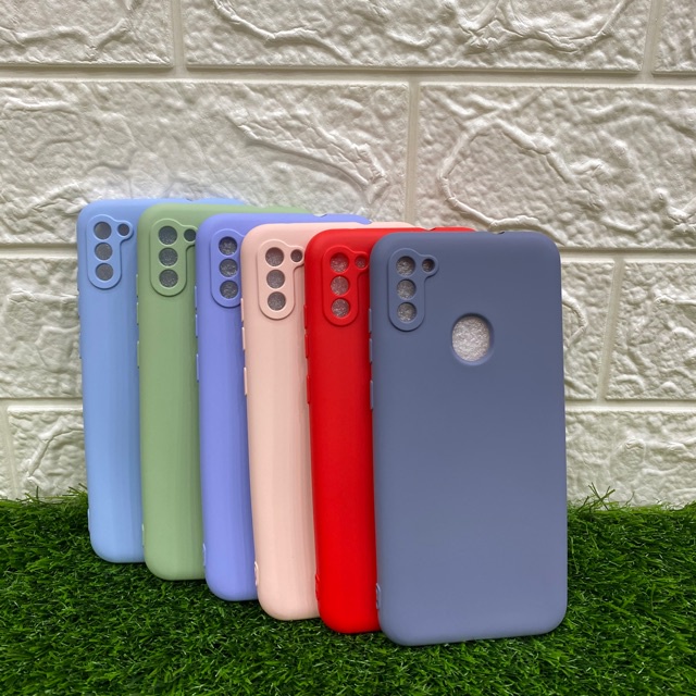 Samsung Galaxy A11 Samsung Galaxy M11  SoftCase Touch Silicone SoftCase Polos Full Cover