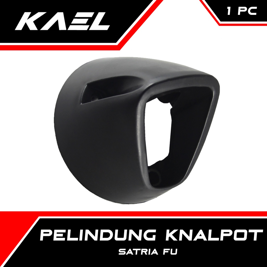 Pelindung Knalpot Satria FU 150-F150-F 150 Cover Tutup Penutup Tameng Kenalpot Muffler Exhaust Hitam