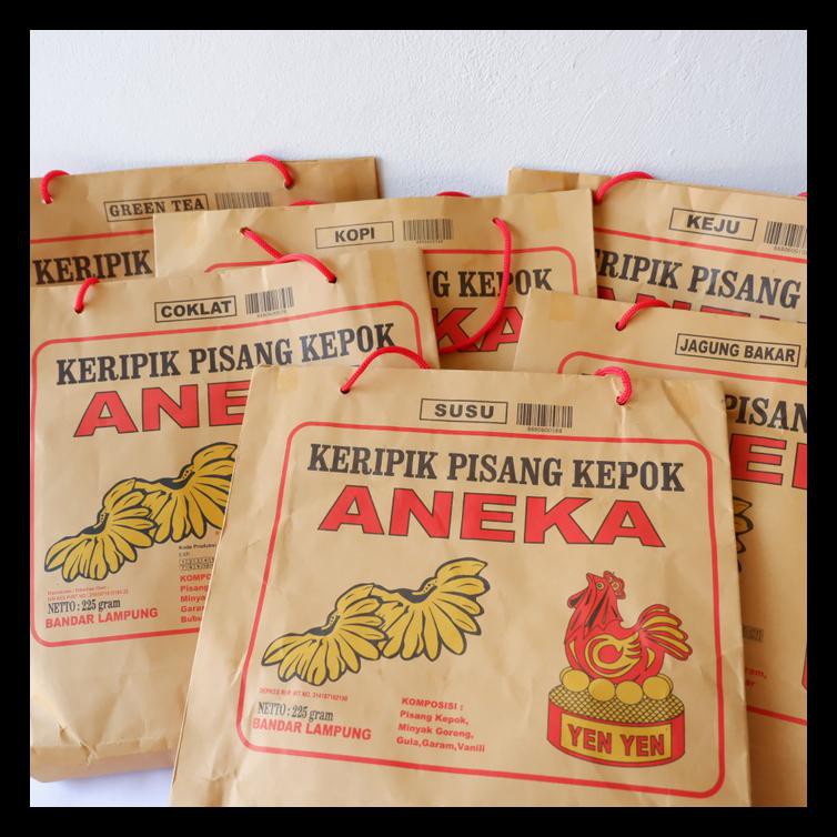 

Jual Keripik Pisang Coklat Lampung Merek Yen-Yen Aneka - Snackerss