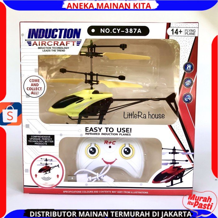 Mainan Helikopter Remote Control R/C Mainan Helikopter SNI Mainan Anak Helicopter Termurah New