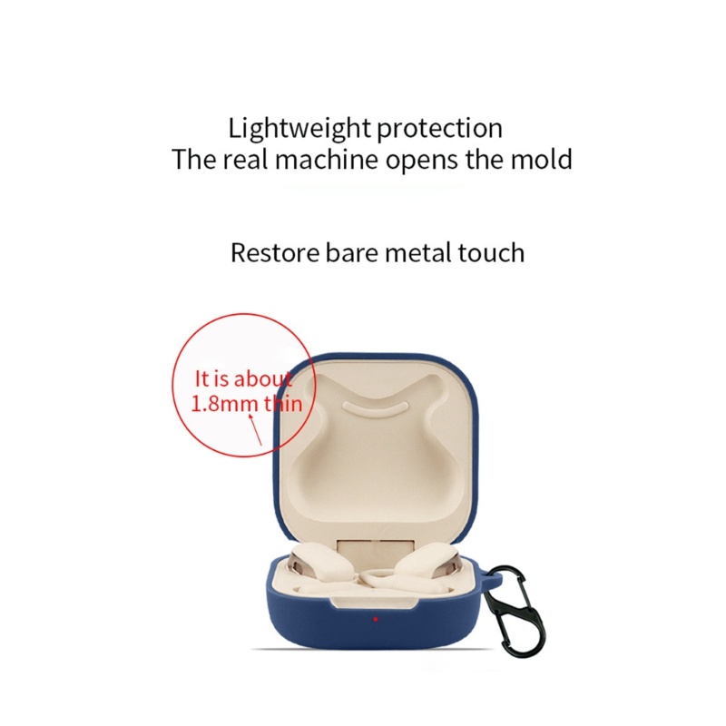 Cre Kompatibel Untuk SHOKZ-OpenFit Shockproof Wireless Headphone Sleeve Perumahan Tahan Benturan Anti Debu Dapat Dicuci Lembut C