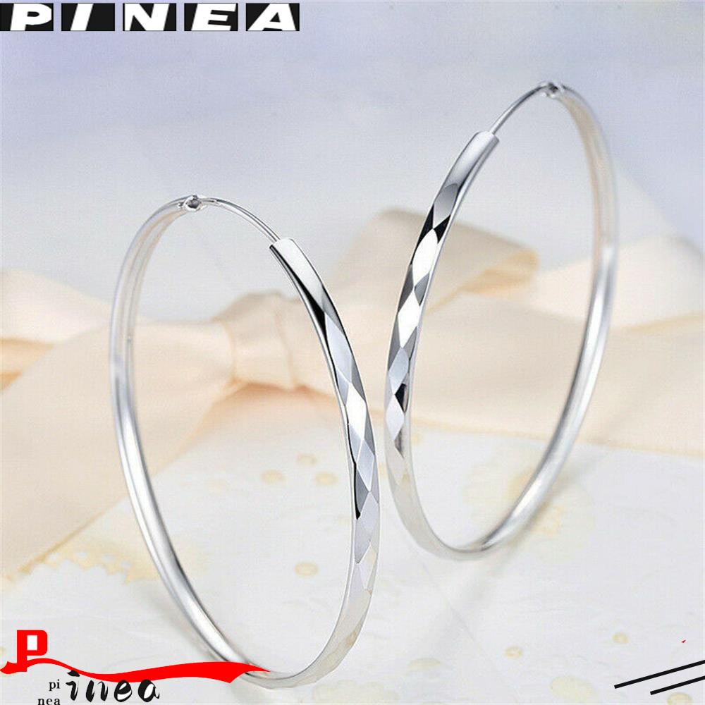 Anting Hoop Nanas Hadiah Untuk Wanita Gadis Tindik Perhiasan Pesta Anting Loop Halus