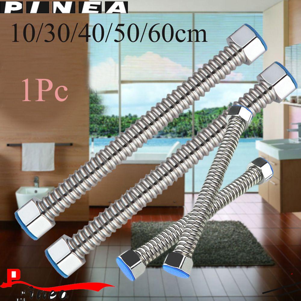 Nanas G1/2 &quot;Pipa Bergelombang Bermanfaat Stainless Steel Extendable Awet Selang Tabung