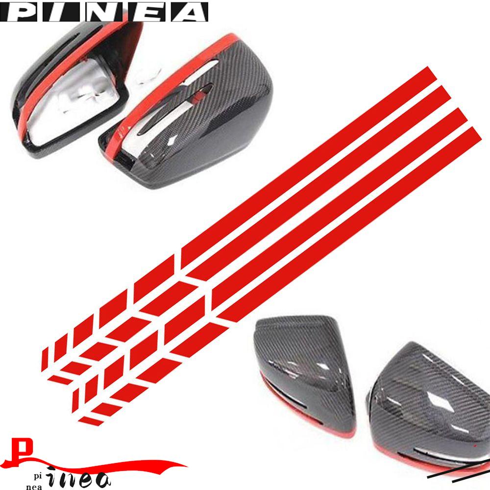 Nanas 4Pcs/set Spion Samping Stiker Aksesoris Panas20 * 0.7cm Stripe Emblem