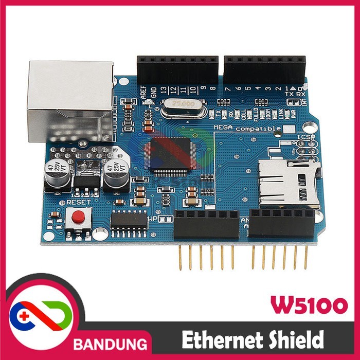 ETHERNET W5100 SHIELD MODULE FOR ARDUINO UNO &amp; MEGA