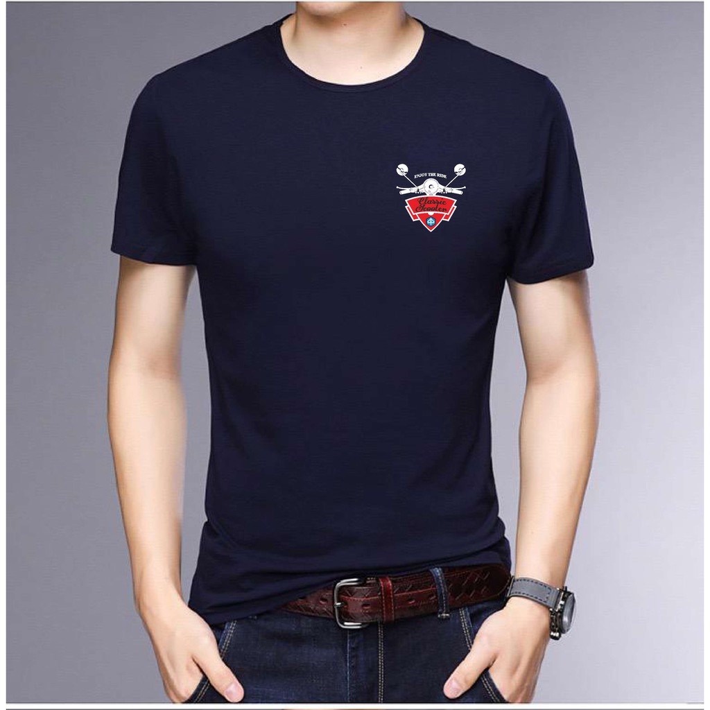 Bisa Bayar Di tempat/ BS//TERLARIS//BAJU KAOS SCOTER TANGAN PENDEK PRIA DAN WANITA//GOOD QUALITY