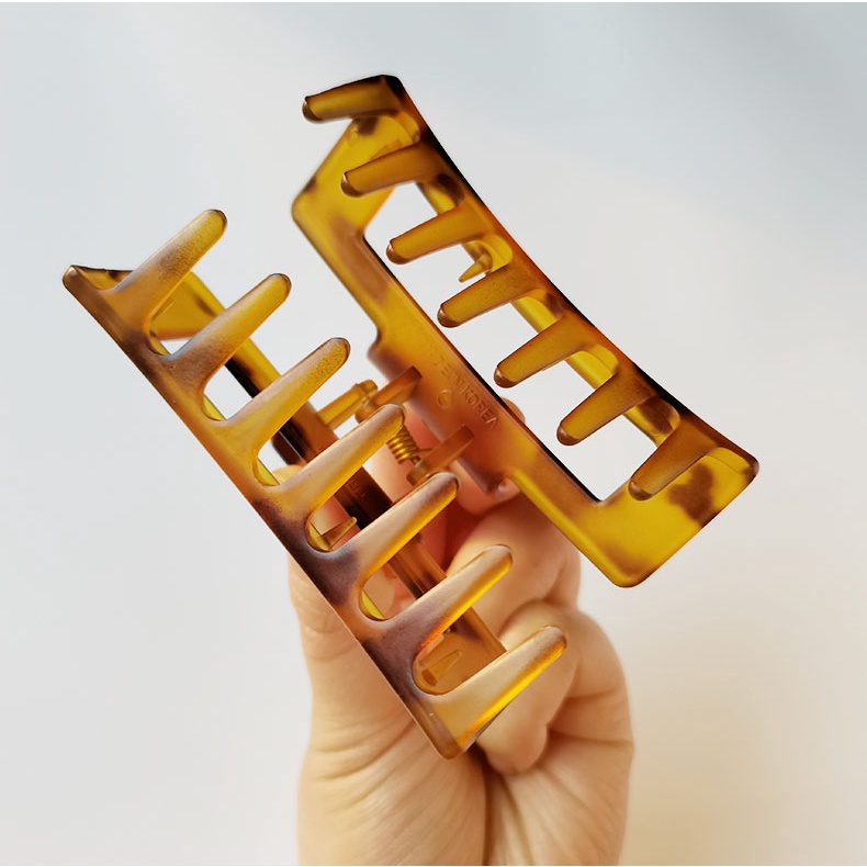 Geometri Jepit Rambut Korea Fashion Gripping Plate Hair Headdress Elegant Large Hairpin Aksesoris Rambut Sodoo - SG