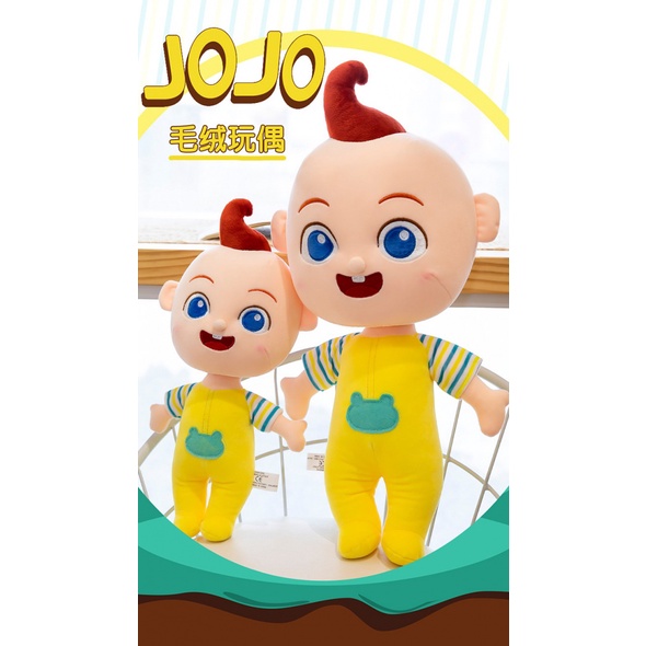 70cm JoJo Cocomelon Mainan Waktu Tidur Boneka Plush Untuk Mainan Anak Hadiah Ulang Tahun Tidur Bantal Boneka