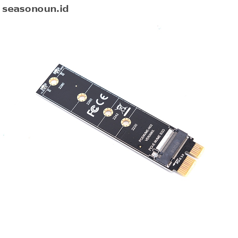 Seasonoun Pcie To M2 Adapter Nvme Ssd M2 Pcie X1 Raiser Konektor Kunci Pci-E Pci Express M.