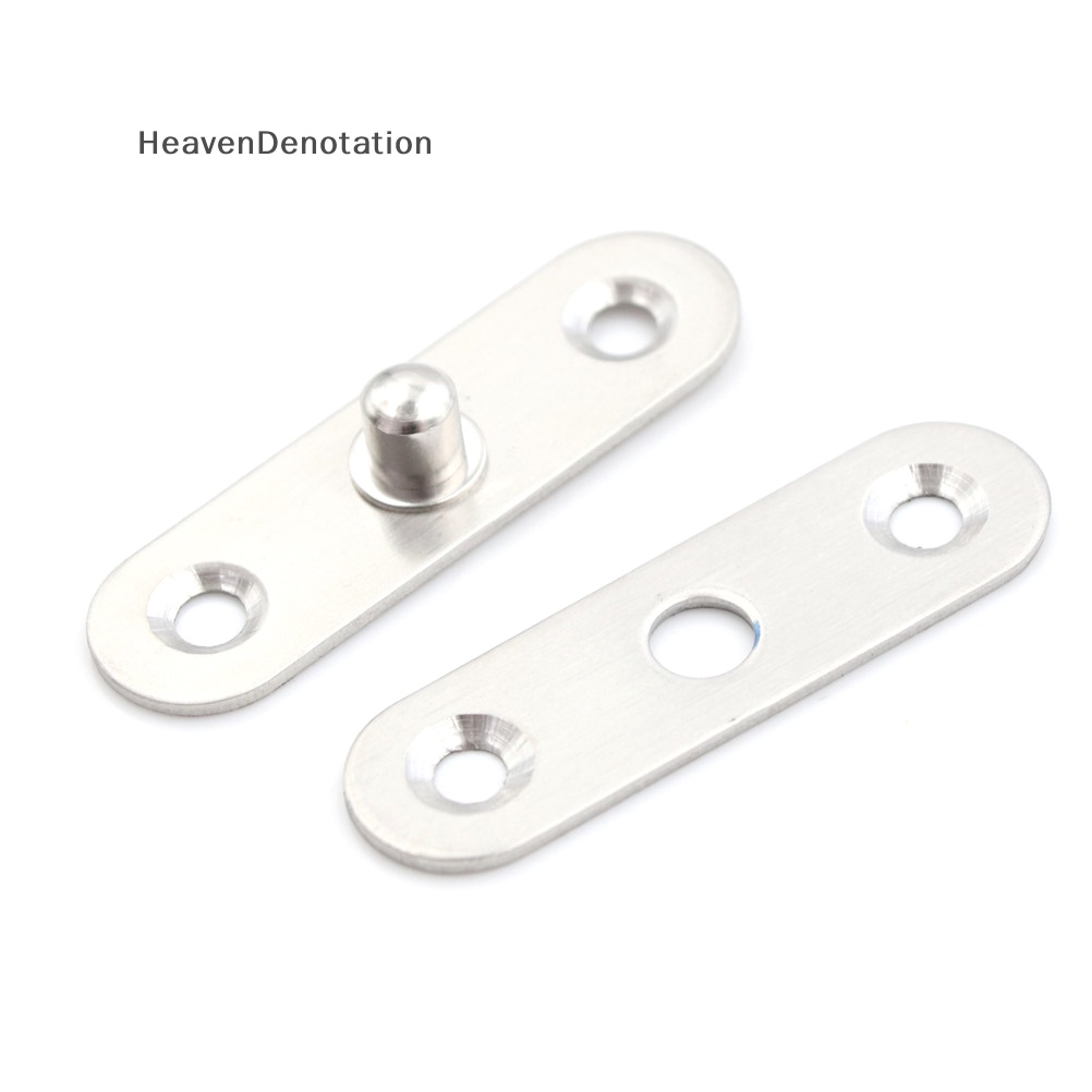 [HeavenDenotation] Baru 56mm L Hardware Stainless Steel 360derajat Rotag Pintu Pivot Engsel Nada Rotar HDV