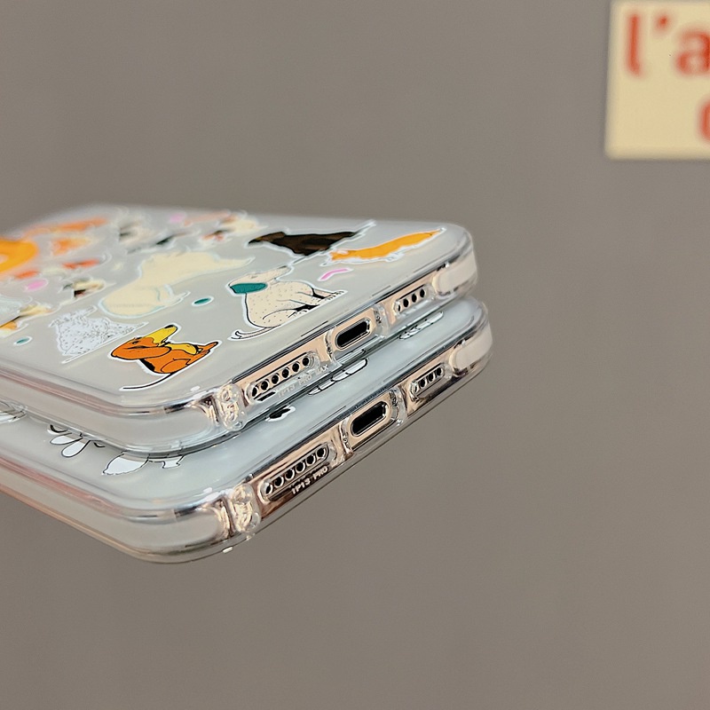 Lovely Full White Dogs Skin Feel Soft Case HP iP iPhone 12 13 14 Pro Max 11 So Cool FTD Casing Apple