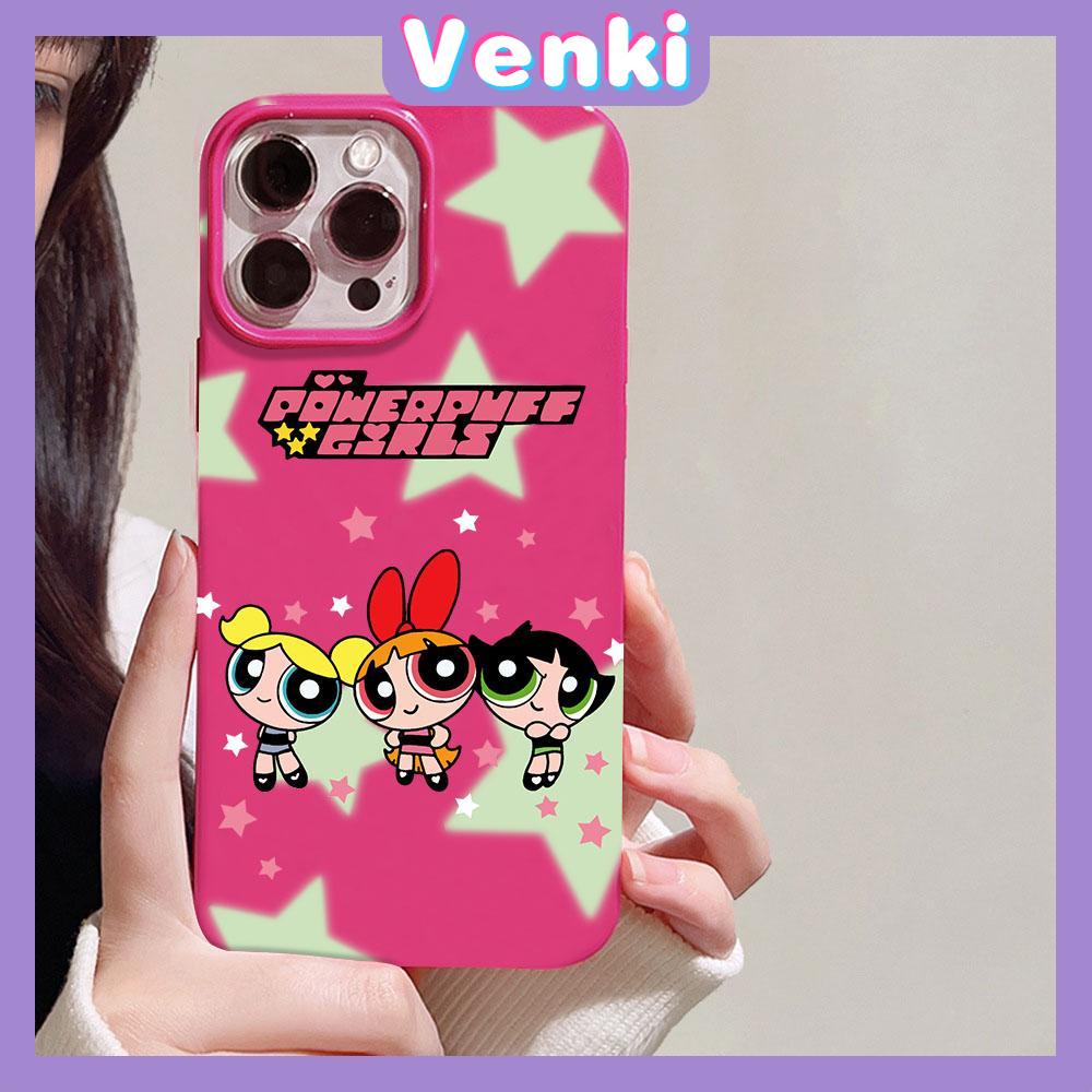 VENKI - For iPhone 11 iPhone Case Black Glossy TPU Soft Case Shockproof Protection Camera Cute Cartoon Character Compatible with iPhone 14 13 Pro max 12 Pro Max xr xs max 7 8Plus