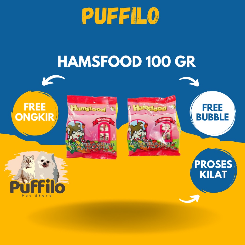 Hamsf Bunny Rabbit Food 100gr - Makanan Hamster Kelinci