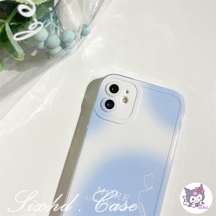 Redmi 12C 10C 10A 10 Note12 11 11s 10 9 8 7Pro 9T 9C 9A 9 A1 Xiaomi 12 11 Lite 11T 10T Poco F3 M3 M4 F3 X3 X4Pro Halo Dyeing Simple Ins Couple Silicon Phone Case Lembut Sarung TPU