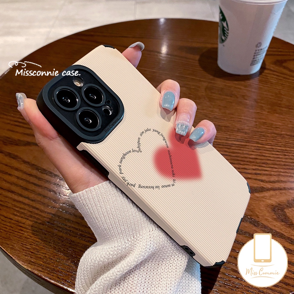 IPHONE Fashion Huruf Pink Star Soft Phone Case Kompatibel Untuk Iphone11 13 14 7Plus XR 12 Pro MAX X7 8 Plus XS MAX Cinta Hati Mewah Tekstur Kulit Shockproof Cover