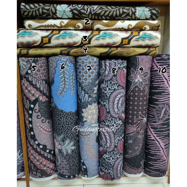 bahan batik katun halus bagus, batik katun adem meteran eceran
