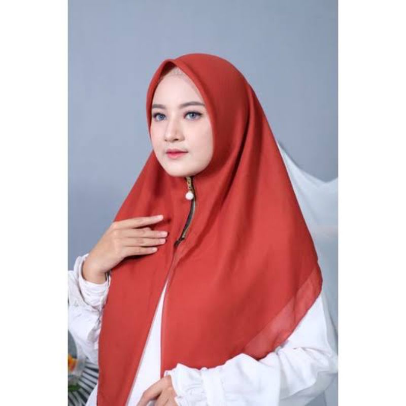 Bella square Zipper/Bella Zipper/Bella Resleting/hijab Resleting/krudung Resleting/