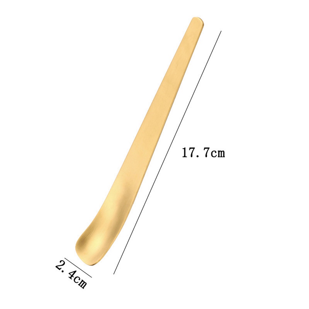 High Quality Stainless Steel Spoon Gold+silver Sendok Pengaduk Kopi Meja Dessert Alat Makan Sendok M/L
