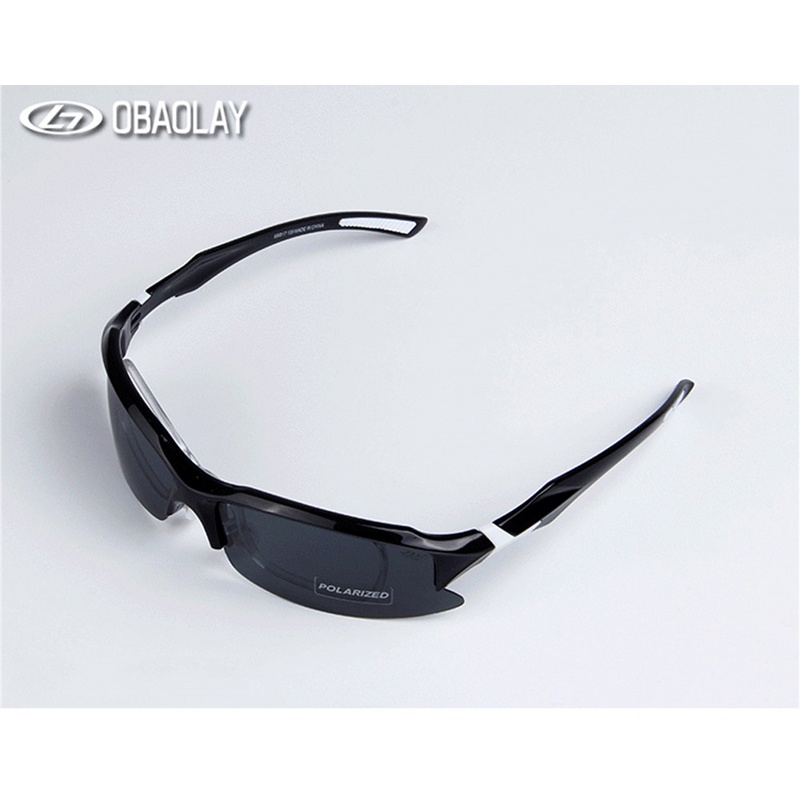 OBAOLAY Kacamata Sepeda Polarized Sunglasses UV400 - SP0879 - Black