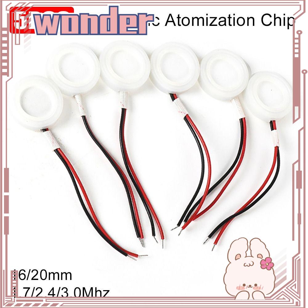 Wonder 5pcs Chip Atomisasi Ultrasonik 1.7 2.4 3.0Mhz Piezoelektrik Keramik Nebulizer Fogger Sensor