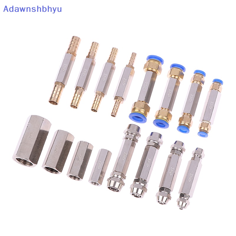 Adhyu Pneumatic Check Valve OD Selang One Way Valve Pipa Kompresor Angin Fitg Adapter ID