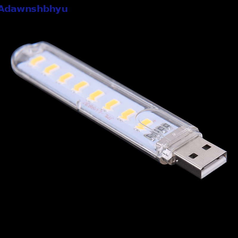Adhyu Mini LED Portable 5V 8led USB Lighg Komputer Handphone Power Lamp Lampu Malam ID
