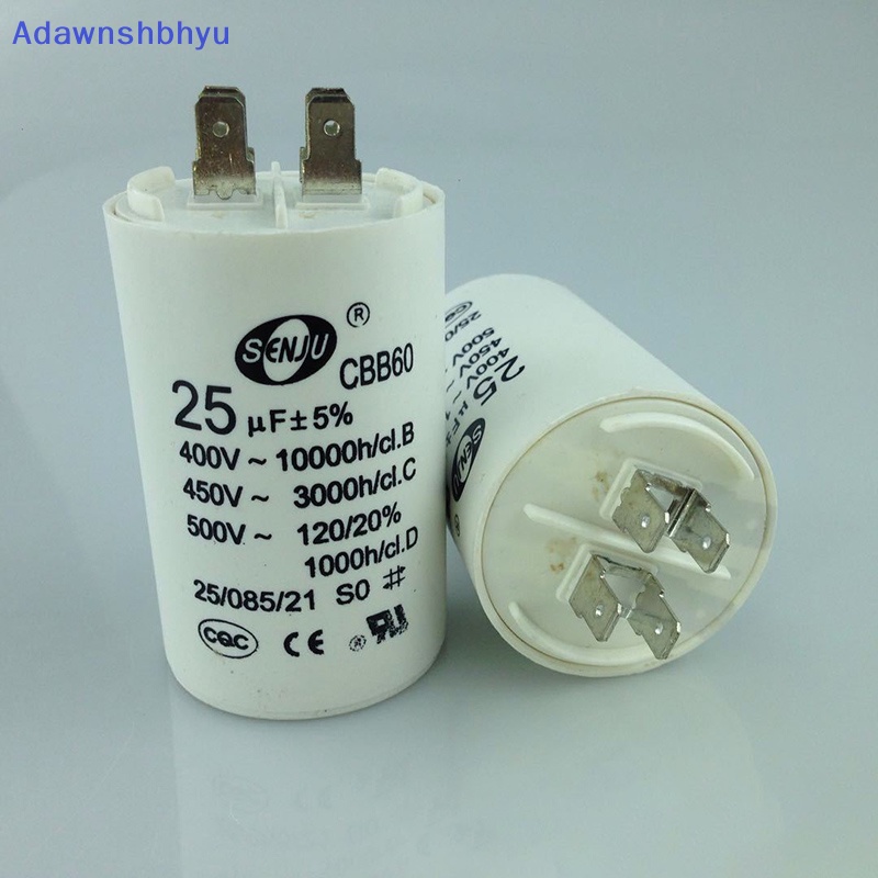 Adhyu CBB60 AC450V 25UF 50/60Hz Kapasitor Motor Conditioner Compressor Start Capacitor ID