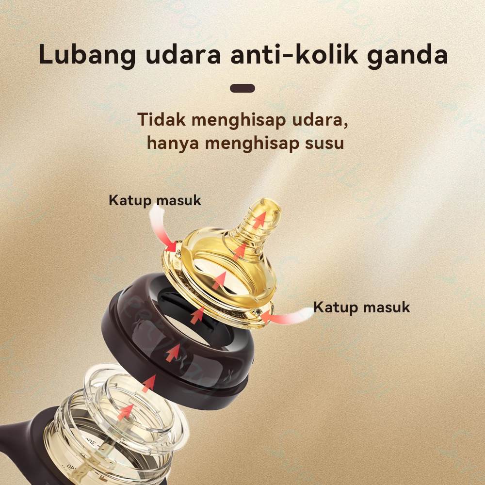 Sweetybayi Botol minum bayi anak silicone Botol minum bayi sedotan lucu Baby training cup