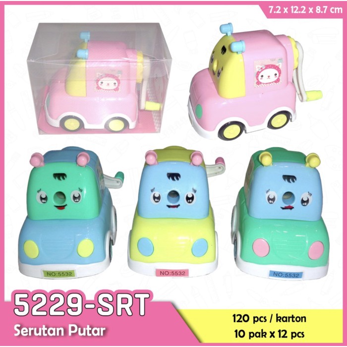 

rautan putar meja pensil bentuk mobil 5229 satuan -Zilong