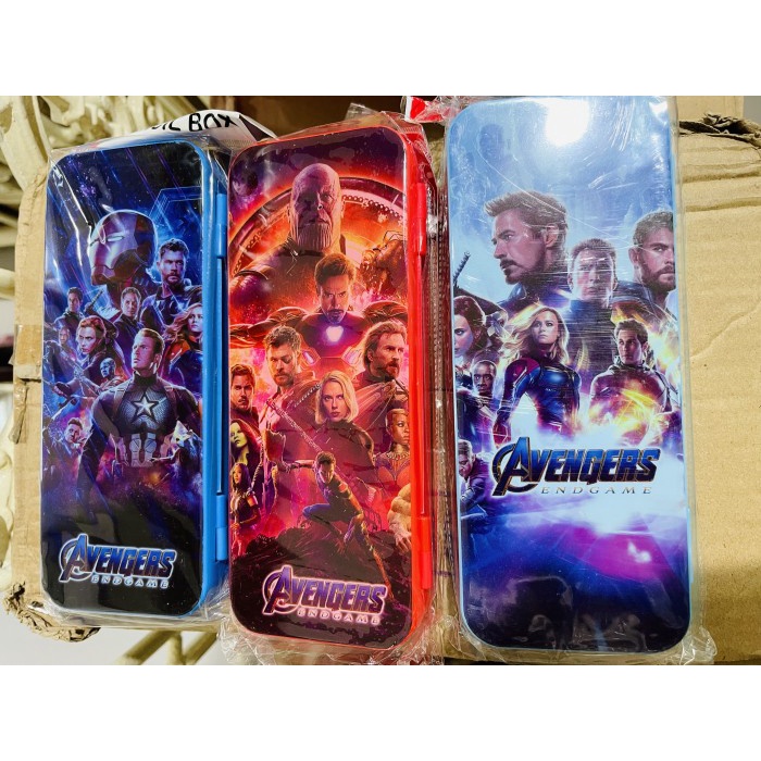 

pencil case mika plastik kode 8900 motif avenger pake kunci kode satua -ZiLOngSell