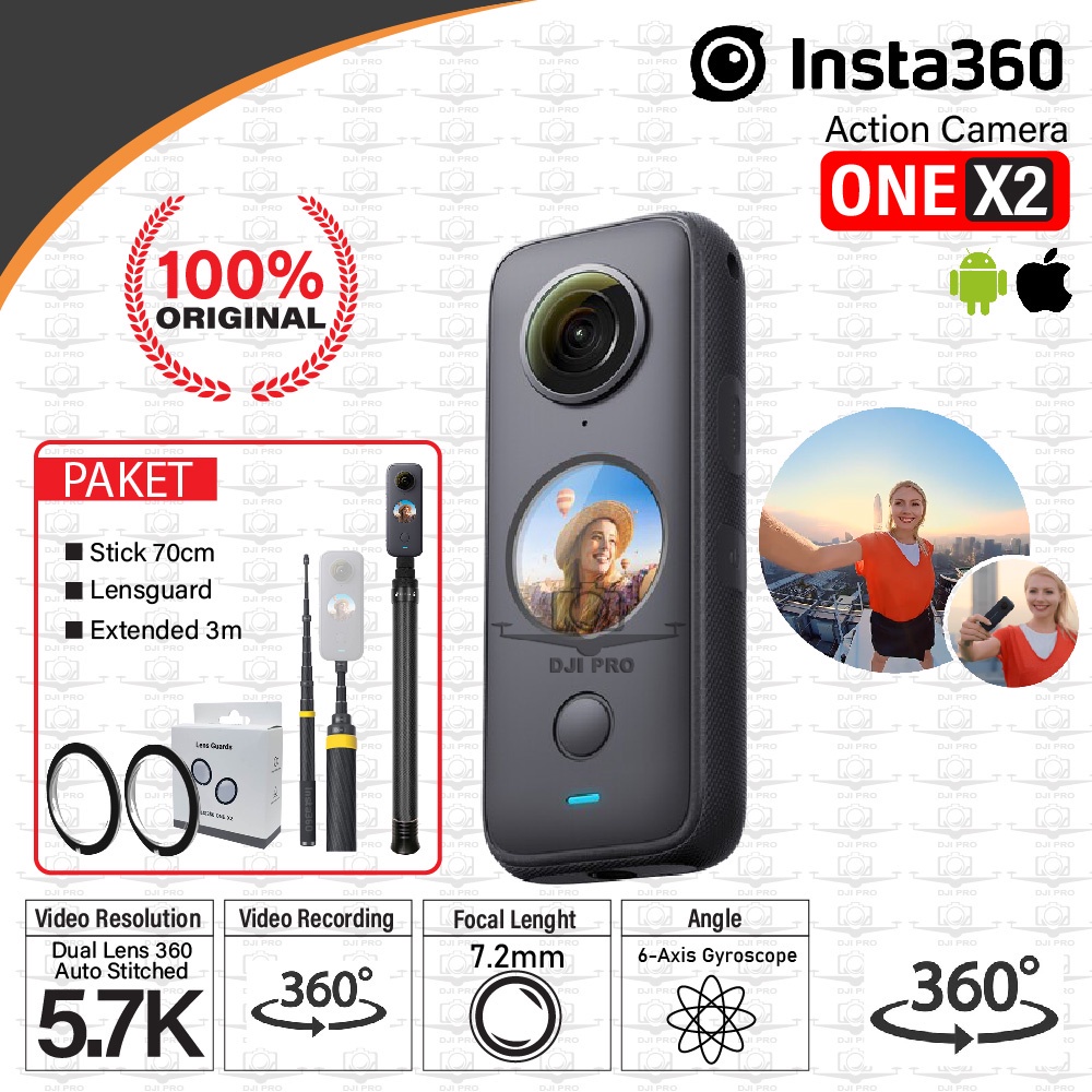 Insta360 ONE X2 - Kamera Insta 360 - Action Camera ONE X 2 Original