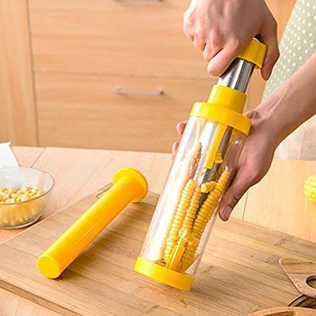 Corn Round Stainless Alat Serut Sayur Corn Kernel Stripper Remover Gadget Dapur Rumah