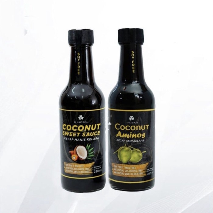 

lyle- Bumbu dapur sehat - Kecap Manis dan Kecap Asin Kelapa Organik 280 mL