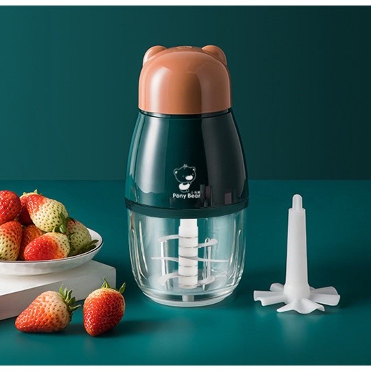 Mrj_Mall Food Chopper Mini Chopper Multifungsi Mpasi - Hijau
