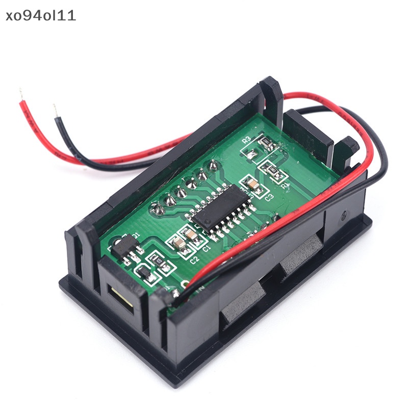 Xo Mini voltmeter tester Digital voltage test DC 0-30V Merah Mobil Otomatis LW SZUS OL