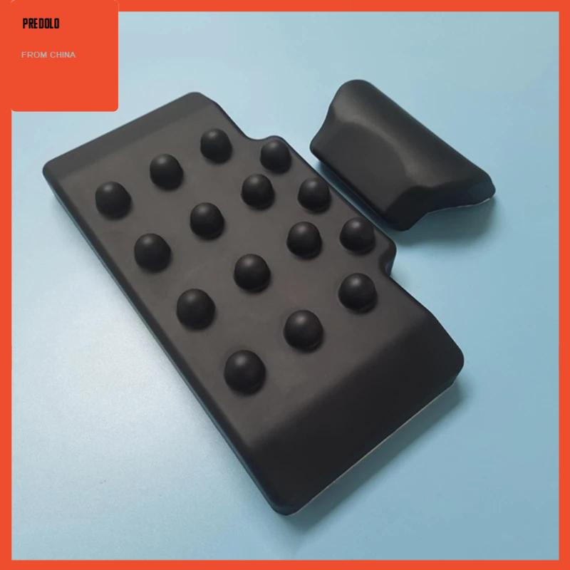 [Predolo] Alas Bantal Kotak Belakang Motor Dengan Massage Dots Ringan Hitam