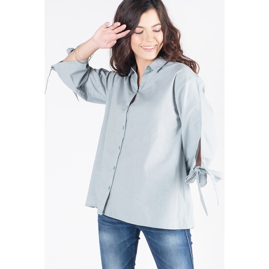 10Pm Kemeja Wanita Shanne Green 23062P5Gn