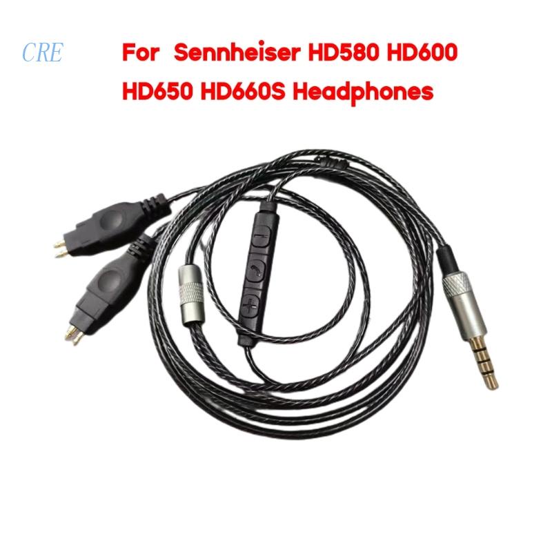 Cre Upgrade Cable Kabel Pengganti Headphone Untuk Kawat Headphone HD580 HD650 HD600