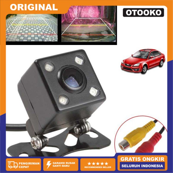 Kamera Mundur Belakang Mobil 4 LED Night Vision Car REar View Camera