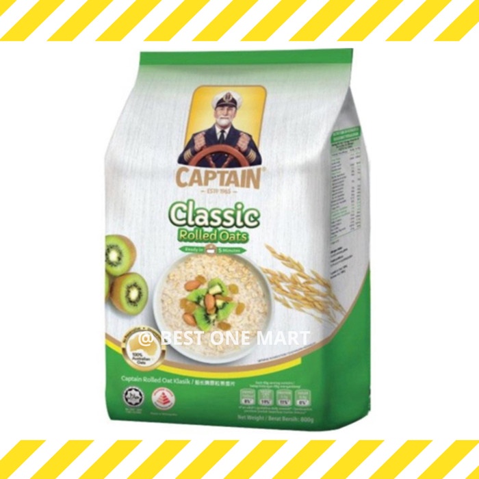 

[MS] Captain Oats Rolled Oats / Rolled Oatmeal 800 gr