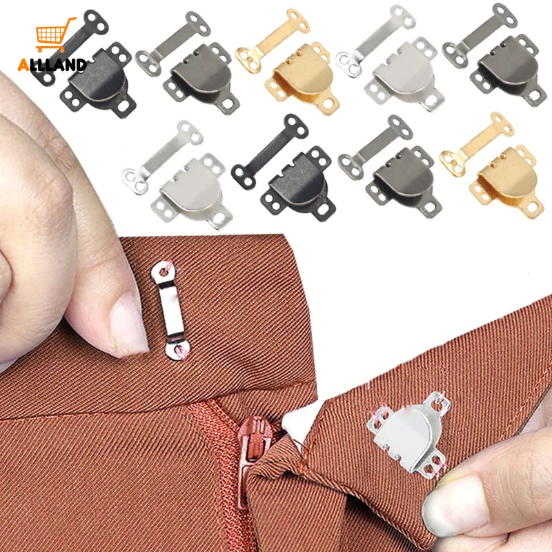 1set Pengait Jahit Dan Mata/Penutup Mata Jahit Untuk Celana Rok Bulu Jaket Garment Sewing Accessories