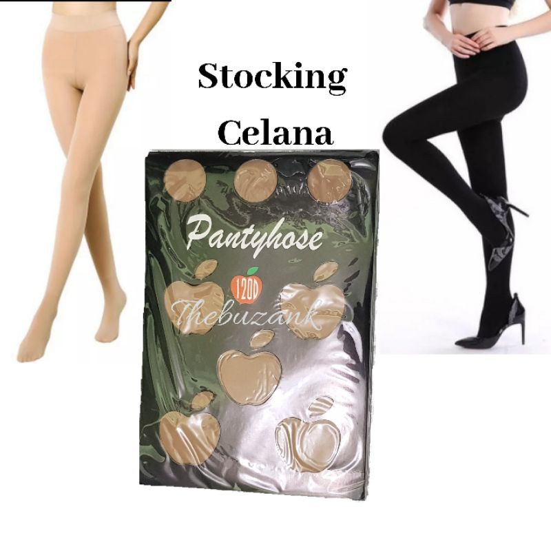 ( COD ) Stoking Celana / Stocking Pantyhose Apple 120D Original