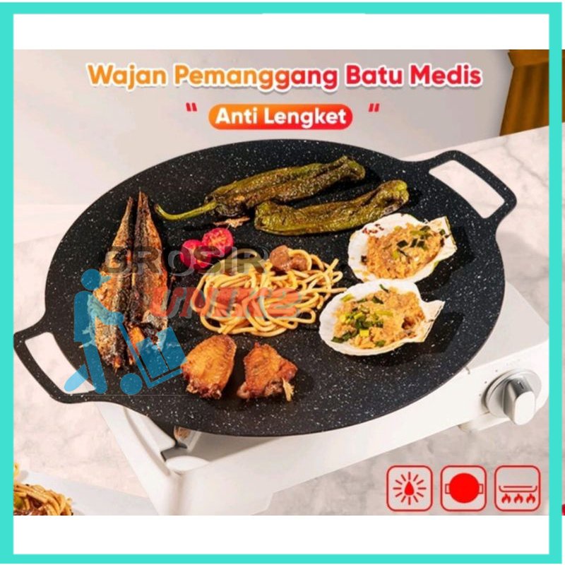 Paket Kompor Gas Portable + Grill Plate Baking Tray + Gas Kaleng SEPAKET GRILL