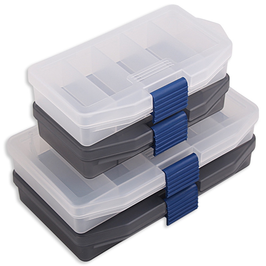 5kisi Kompartemen Organizer Wadah Visible Umpan Pancing Plastik Kotak Umpan Pancing Fishing Tackle Hook Box Tahan Air Fishing Tackle Holder Sub-Box Case Wadah Penyimpanan Mini-Box