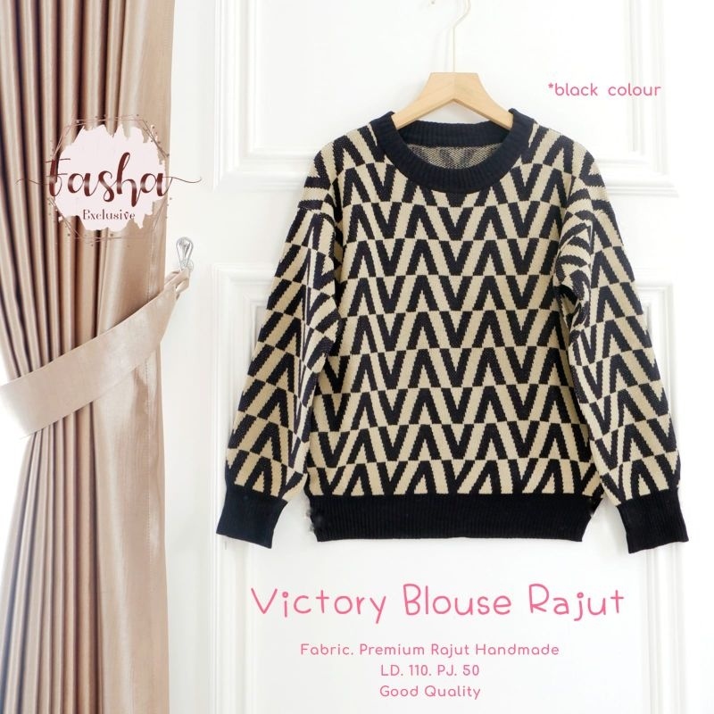 VICTORY BLOUSE Rajut ORI FASHA