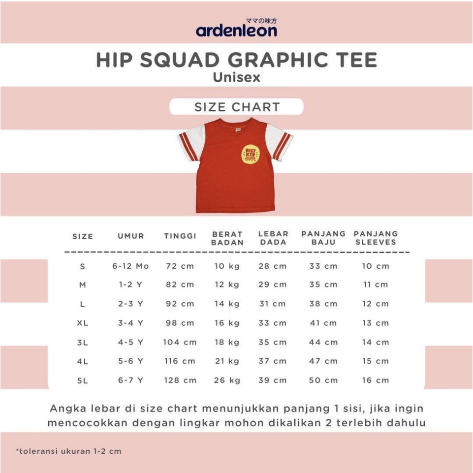 ARDENLEON - Hip Squad Graphic Tee | Kaos Anak