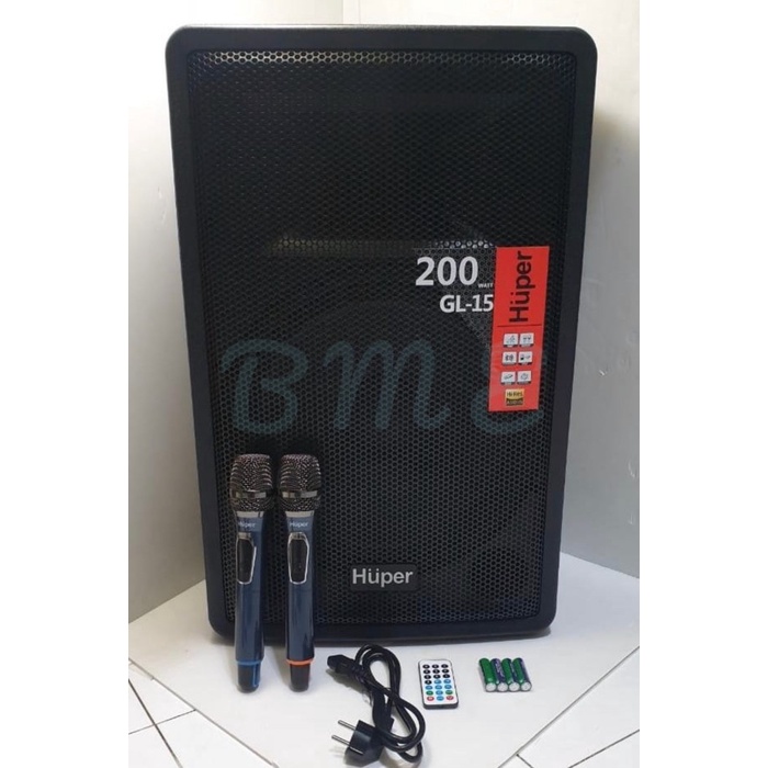 SPEAKER PORTABLE HUPER GL15 GL 15 HUPER GL15 PORTABLE HUPER GL15 NEW