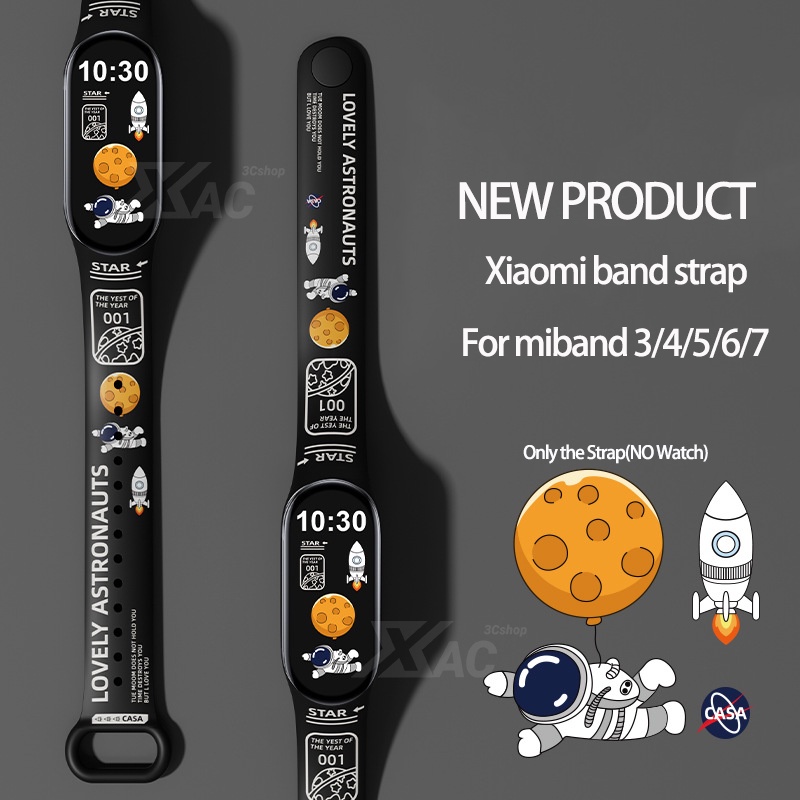 For Mi Band 7 6 5 4 3 Sport Strap Replacement Wristband MiBand 7 6 5 3 4 Bracelet Wrist miband 5 Strap for xiaomi Mi Band 4 5 3