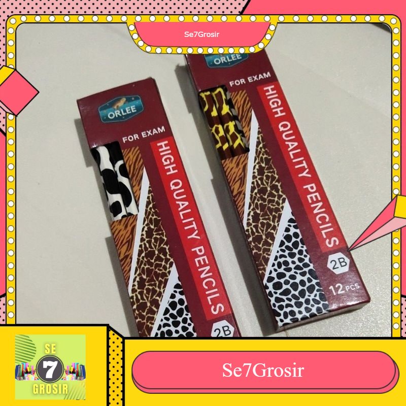 

PENSIL 2B COMPUTER ORLLE MOTIF ANIMALS ZOO / 1 PAK ( ISI12 )