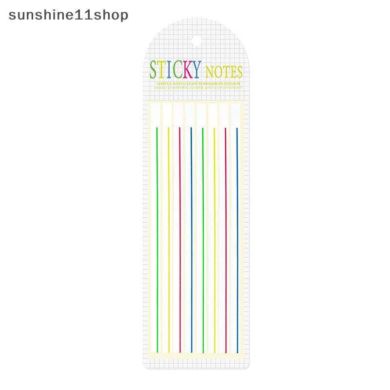 Sho 160lembar/Set Transparan Posted It Sticky Notes Pads Clear Notepad Waterproof Memo Pad Untuk Jurnal Sekolah Alat Tulis Kantor N